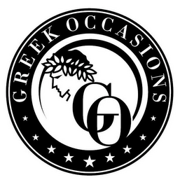 GREEK OCCASIONS G O logo