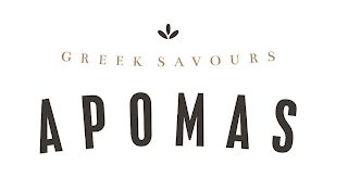 GREEK SAVOURS APOMAS logo