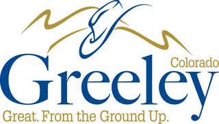 GREELEY COLORADO GREAT. FROM THE GROUND UP. logo