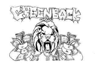 GREEN BACK RECORDS logo
