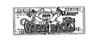 GREEN BACKS 100 logo