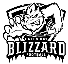 GREEN BAY BLIZZARD FOOTBALL logo
