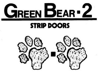 GREEN BEAR-2 STRIP DOORS logo