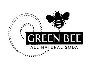 GREEN BEE ALL NATURAL SODA logo