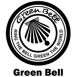 GREEN BELL RING THE BELL GREEN THE WORLD GREEN BELL logo