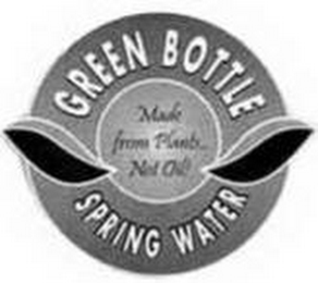 GREEN BOTTLE SPRING WATER logo