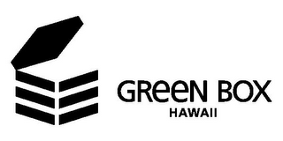 GREEN BOX HAWAII logo