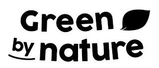 GREEN BY NATURE logo