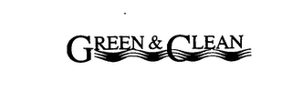 GREEN & CLEAN logo