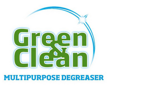 GREEN & CLEAN MULTIPURPOSE DEGREASER logo