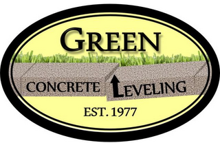 GREEN CONCRETE LEVELING EST. 1977 logo