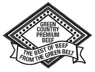 GREEN COUNTRY PREMIUM BEEF THE BEST OF BEEF FROM THE GREEN BELT logo