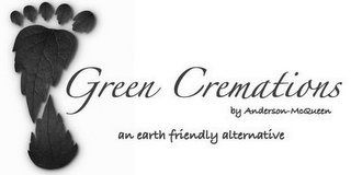 GREEN CREMATIONS BY ANDERSON-MCQUEEN AN EARTH FRIENDLY ALTERNATIVE logo