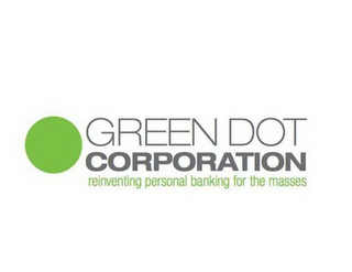 GREEN DOT CORPORATION REINVENTING PERSONAL BANKING FOR THE MASSES logo