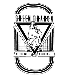 GREEN DRAGON AUTHENTIC COFFEES logo