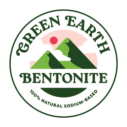 GREEN EARTH BENTONITE 100% NATURAL SODIUM-BASED logo