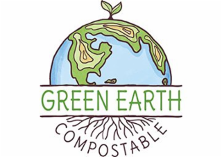 GREEN EARTH COMPOSTABLE logo