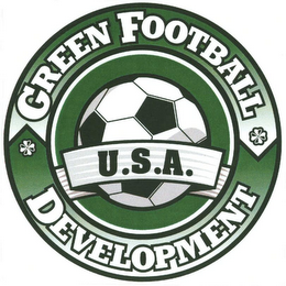 GREEN FOOTBALL DEVELOPMENT U.S.A. logo