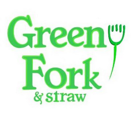 GREEN FORK & STRAW logo