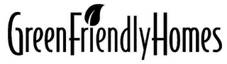 GREEN FRIENDLY HOMES logo