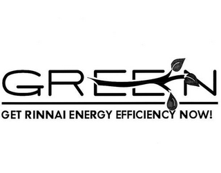 GREEN GET RINNAI ENERGY EFFICIENCY NOW! logo