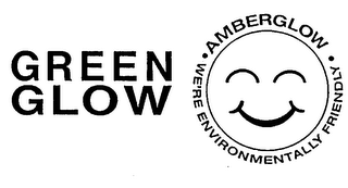 GREEN GLOW AMBERGLOW - WE'RE ENVIRONMENTALLY FRIENDLY logo