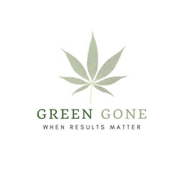 GREEN GONE WHEN RESULTS MATTER logo