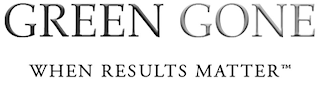 GREEN GONE WHEN RESULTS MATTER logo