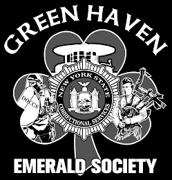 GREEN HAVEN EMERALD SOCIETY NEW YORK STATE CORRECTIONAL SERVICES EXCELSIOR DOCCS logo