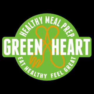 GREEN HEART HEALTHY MEAL PREP EAT HEALTHY FEEL GREAT logo