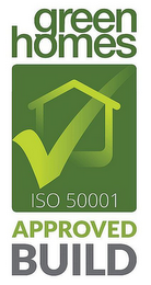 GREEN HOMES ISO 50001 APPROVED BUILD logo