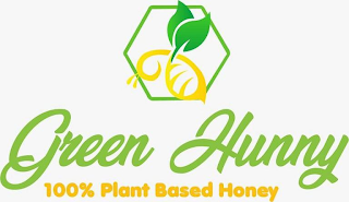 GREEN HUNNY 100% PLANT BASED HONEY logo