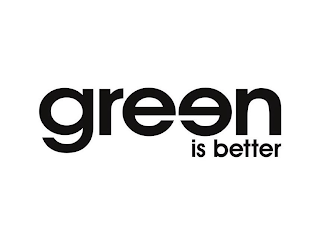 GREEN IS BETTER logo