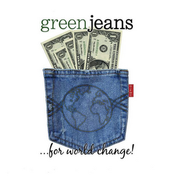 GREEN JEANS ...FOR WORLD CHANGE! logo
