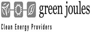 GREEN JOULES CLEAN ENERGY PROVIDERS logo
