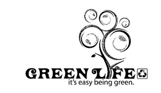 GREEN L FE IT'S EASY BEING GREEN. logo