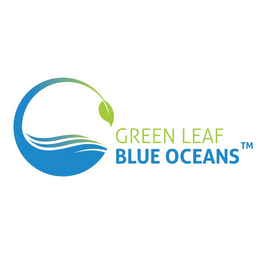 GREEN LEAF BLUE OCEANS (TM) logo