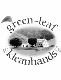 GREEN-LEAF KLEENHANDS logo