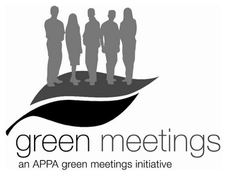 GREEN MEETINGS AN APPA GREEN MEETINGS INITIATIVE logo
