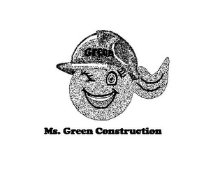 GREEN MS. GREEN CONSTRUCTION logo