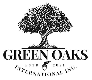 GREEN OAKS INTERNATIONAL INC. ESTD 2021 logo