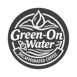 GREEN-ON WATER DECAFFEINATED COFFEE logo