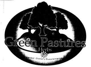 GREEN PASTURES HERBS HERBAL DIETARY SUPPLEMENTS logo