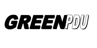 GREEN PDU logo