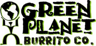 GREEN PLANET BURRITO CO. logo