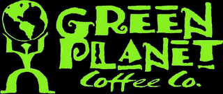 GREEN PLANET COFFEE CO. logo