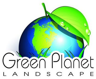 GREEN PLANET LANDSCAPE logo