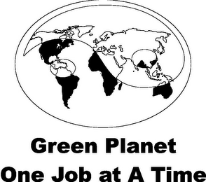 GREEN PLANET ONE JOB AT A TIME logo