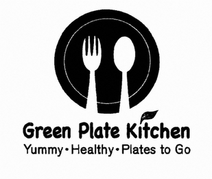 GREEN PLATE KITCHEN YUMMY · HEALTHY · PLATES TO GO logo