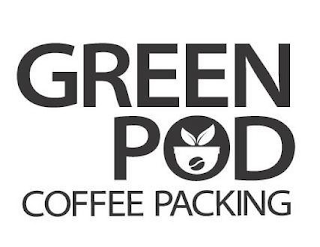 GREEN POD COFFEE PACKING logo